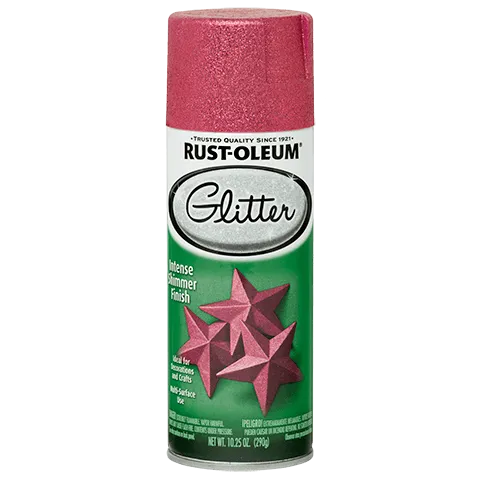 10.25 OZ Specialty Glitter Spray Paint - Bright Pink