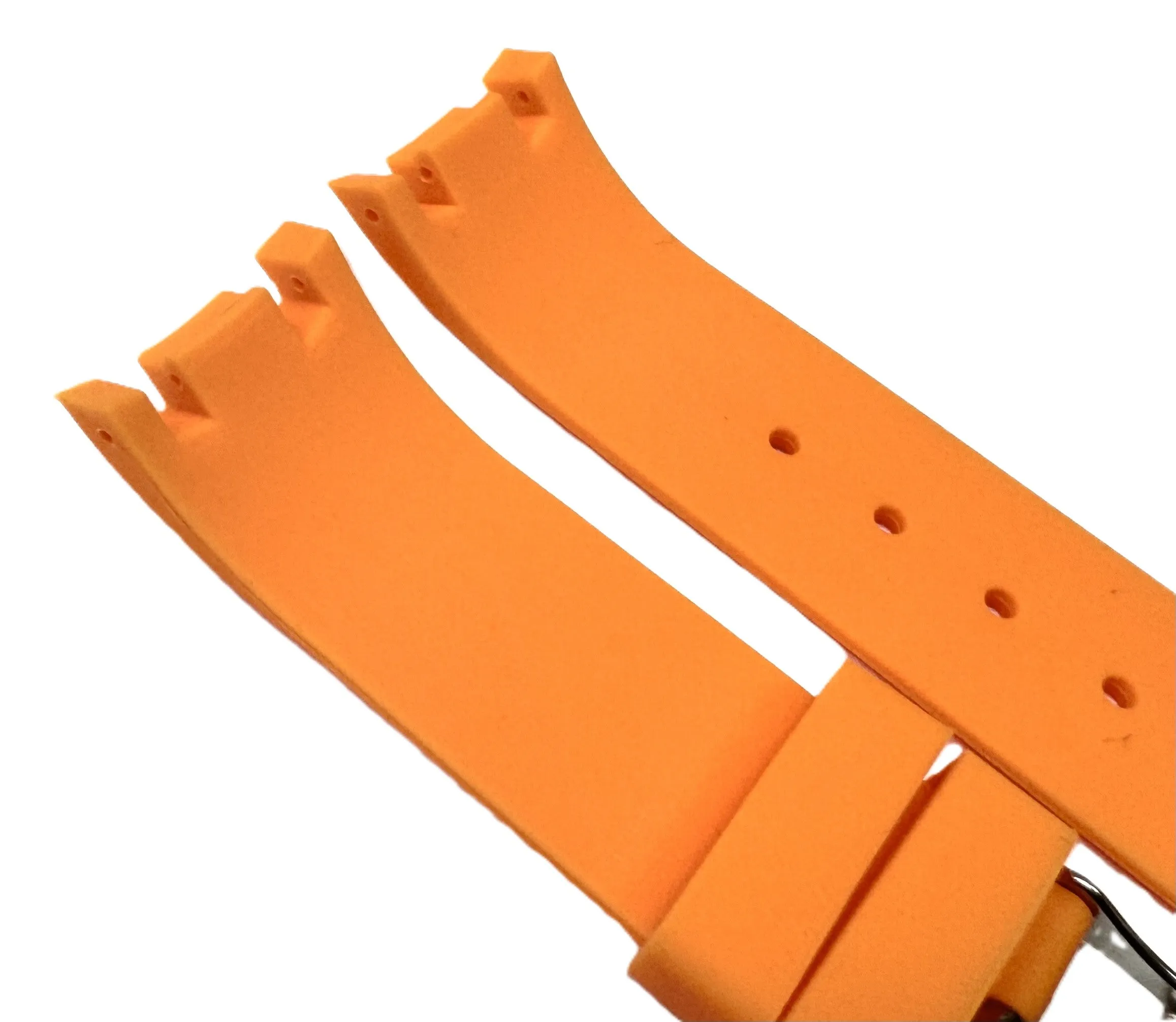 24mm Orange Color Silicon Rubber Watch Band for JOE RODEO Master