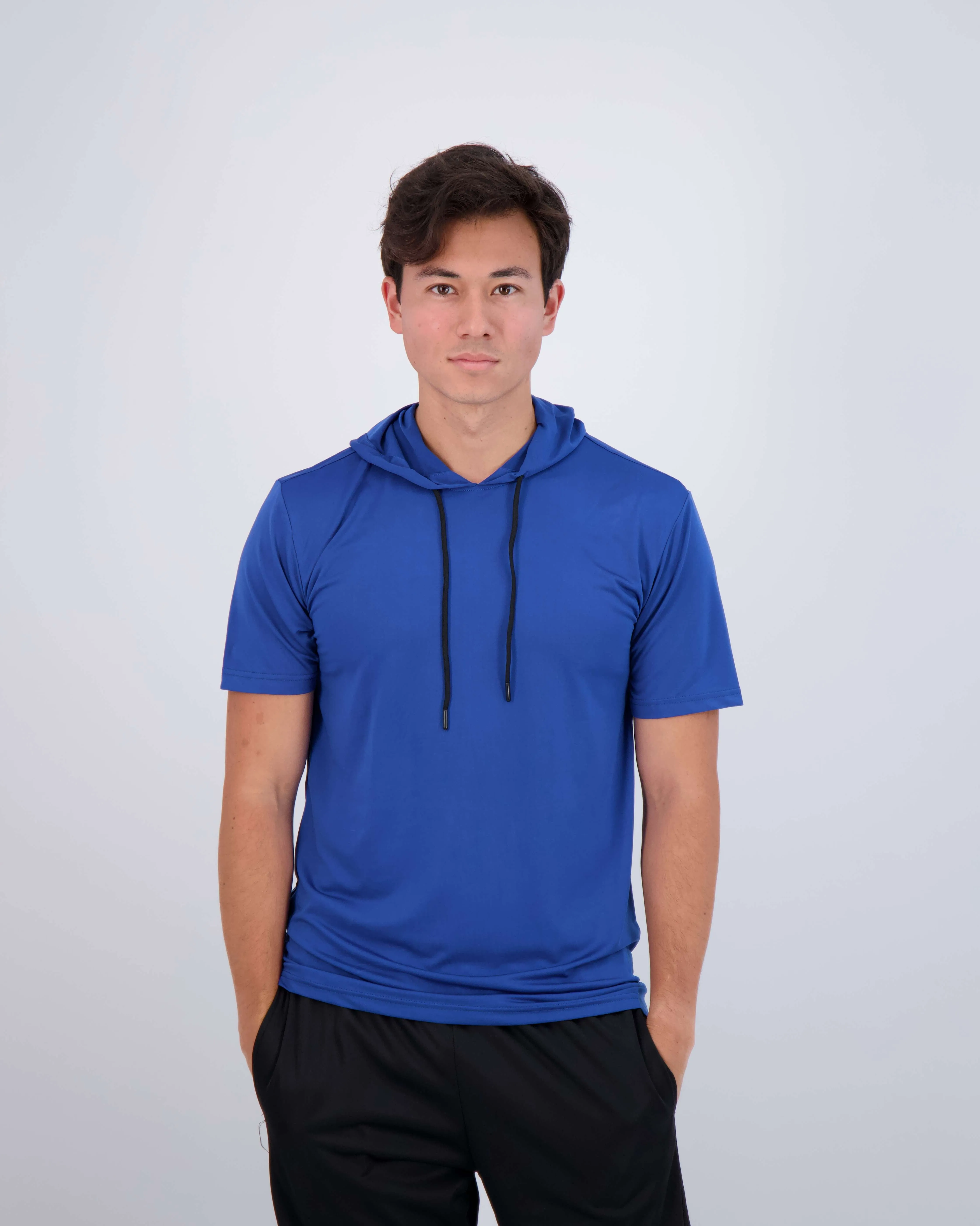 3 Pack: Mens Dry Fit Short Sleeve Active Hoodie Pullover (Available In Big & Tall)