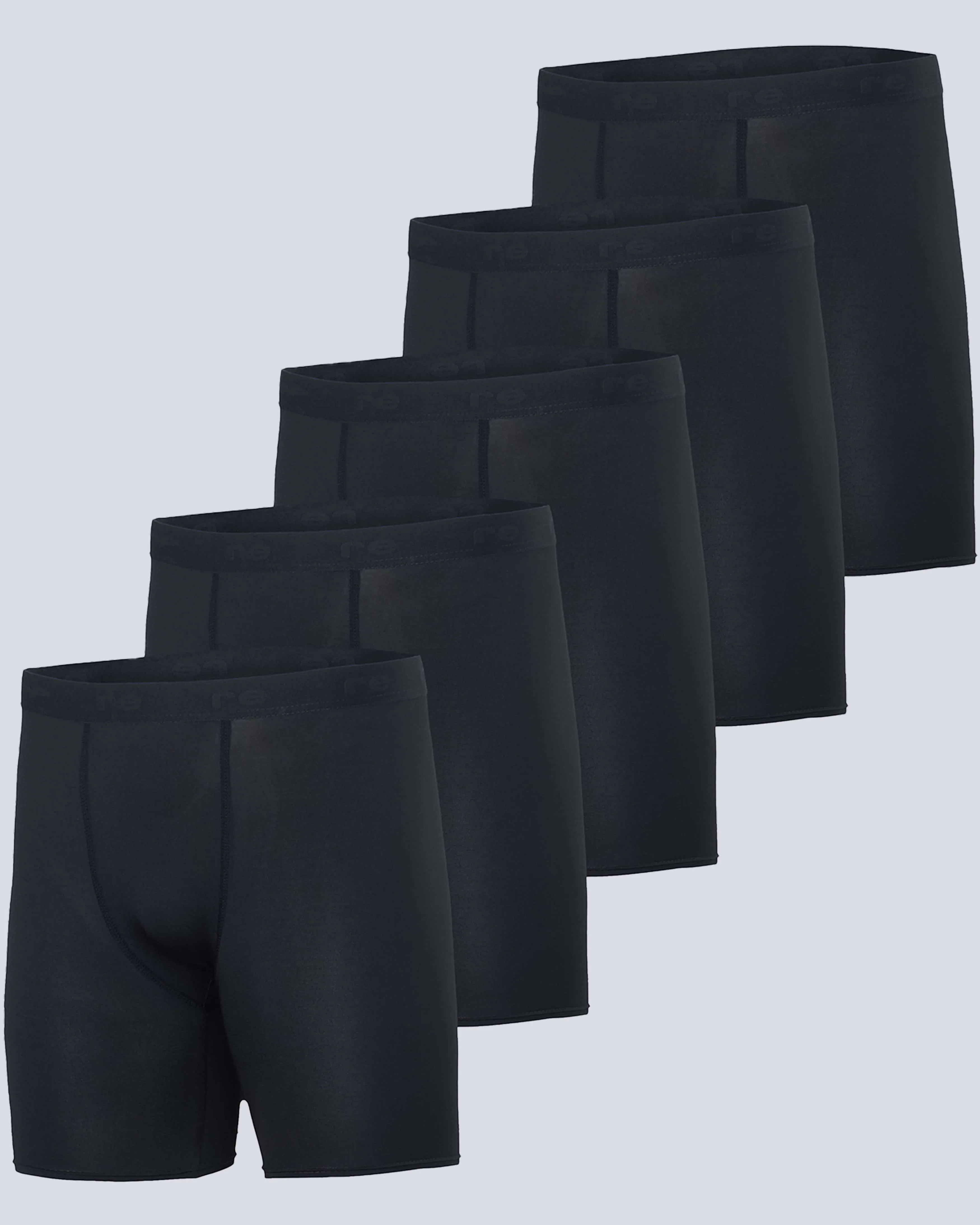 5 Pack: Mens Compression Underwear Shorts