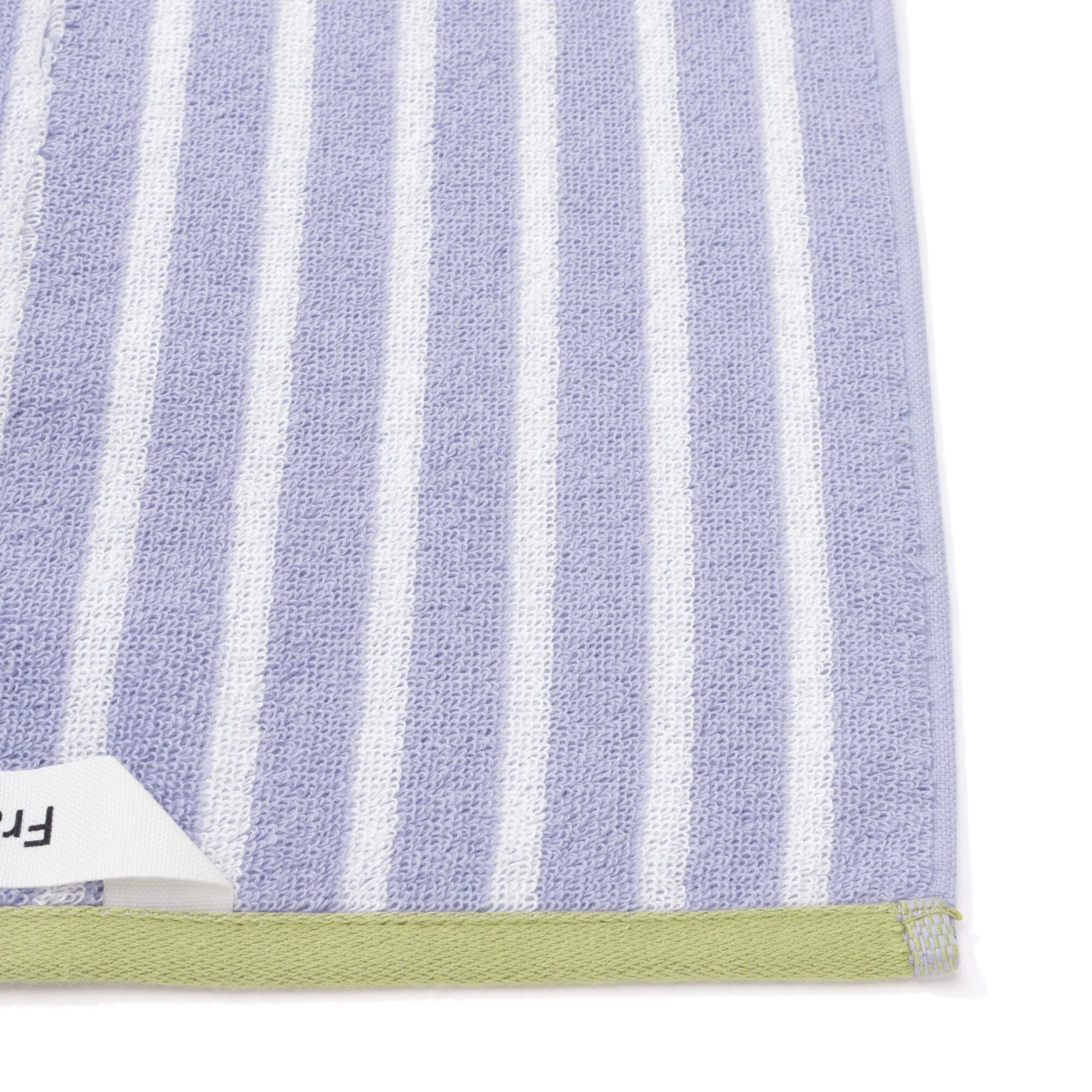 Antibacterial and Deodorizing Striped Face Towel Purple