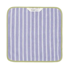 Antibacterial and Deodorizing Striped Wash Towel Purple