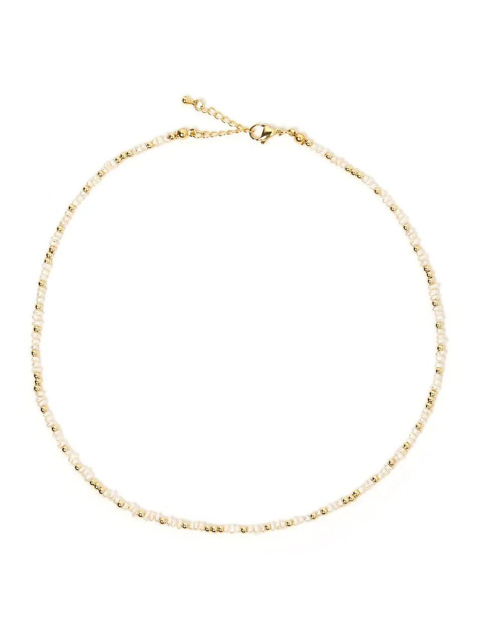 Arms of Eve Lucia Necklace in Pearl/Gold