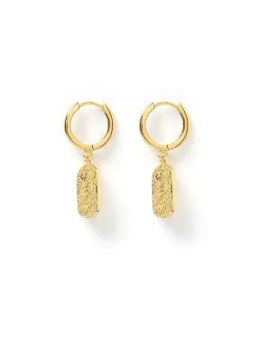 Arms of Eve Mendoza Huggie Earrings in Gold