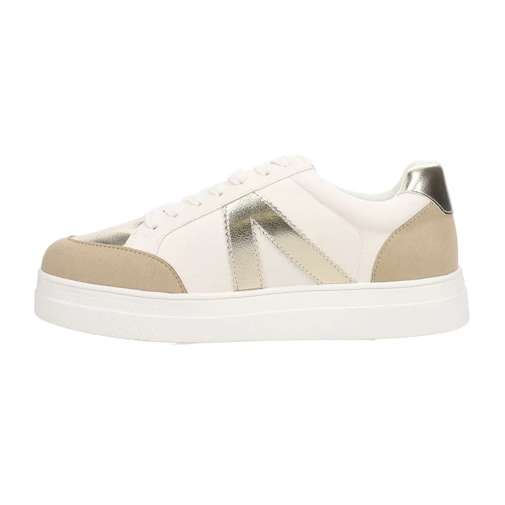 Astra Metallic Lace Up Sneakers