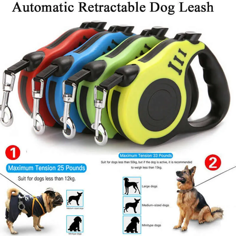 Auto Retractable Dog Collar