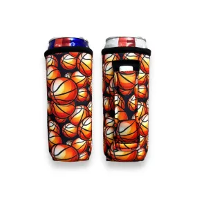 Basketball 12oz Slim Can Handler