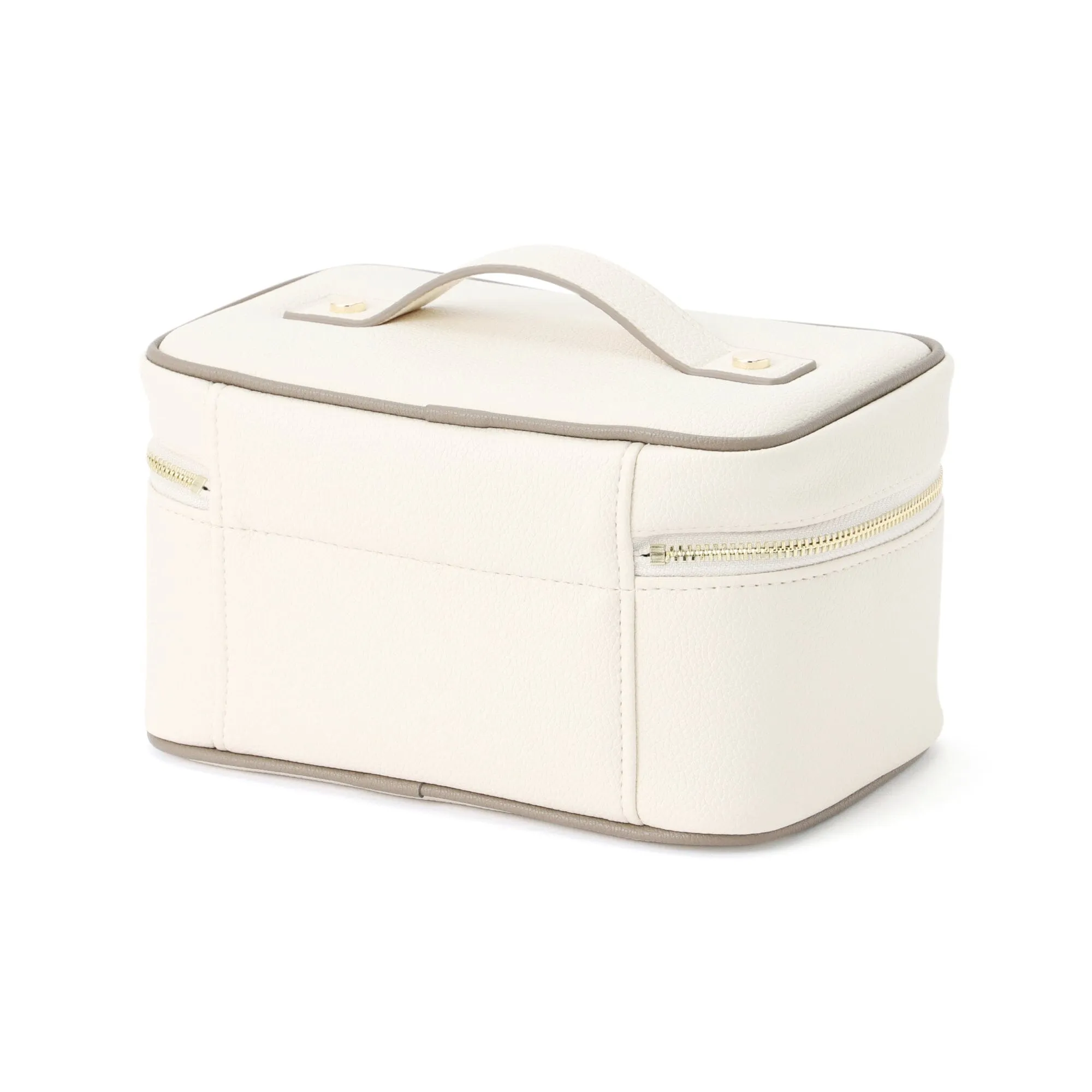 Bicolor Vanity Pouch S Ivory