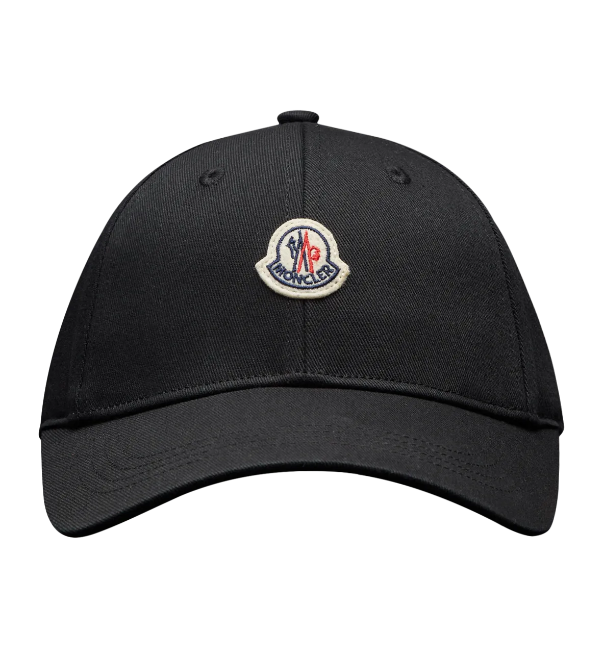 Black Logo-Patch Baseball Cap