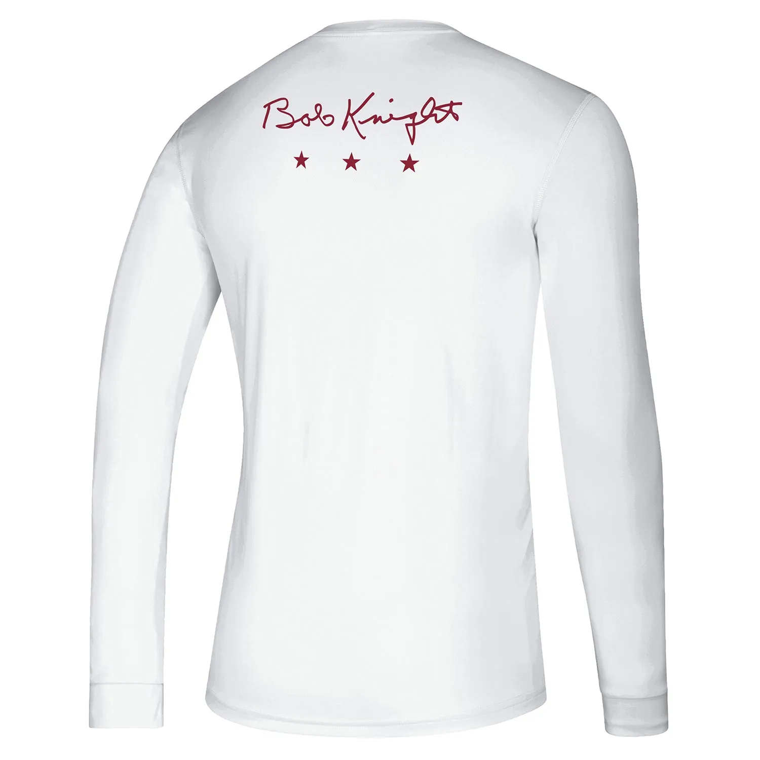 Bob Knight Shooting Long Sleeve White T-Shirt