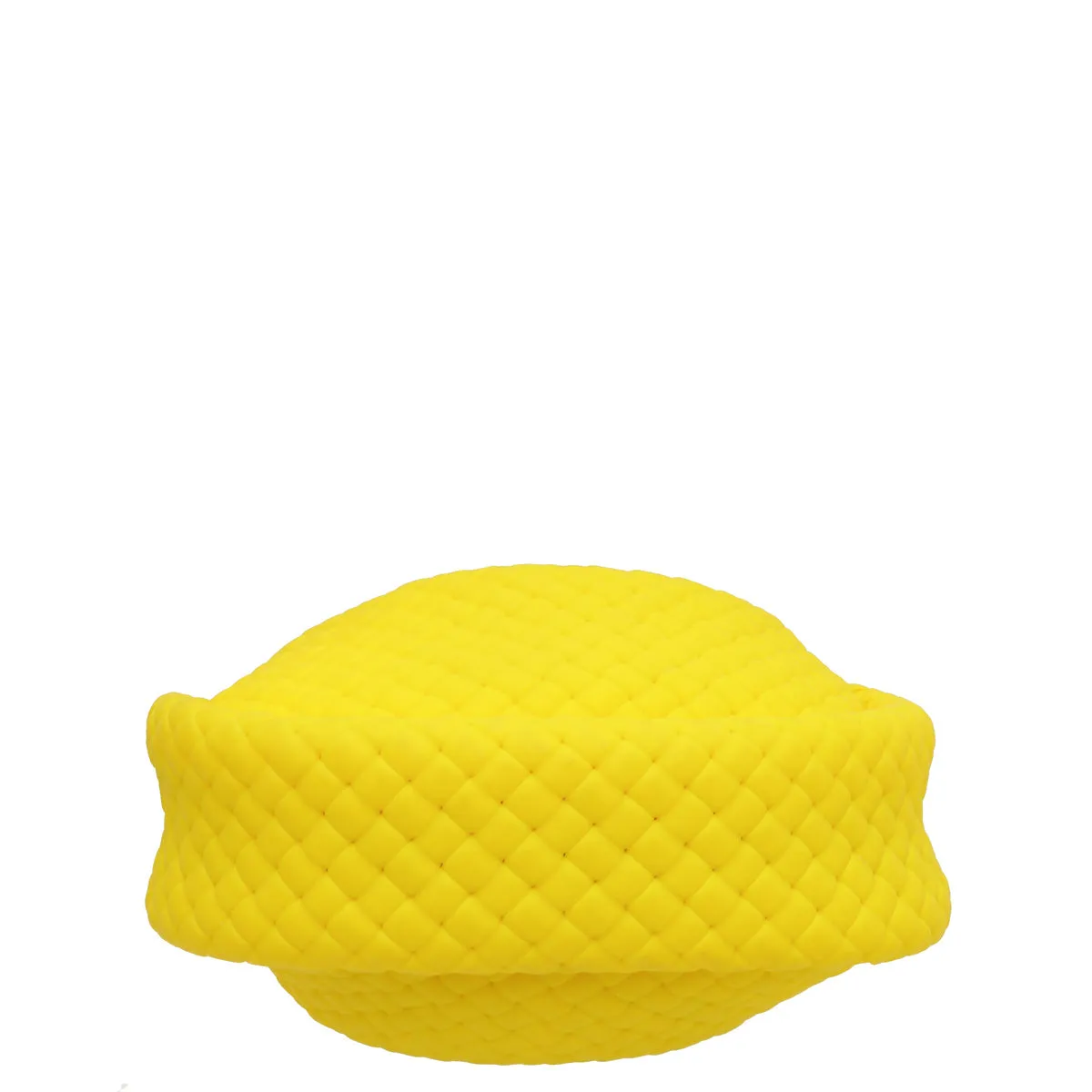 Bottega Veneta Bright Yellow Intrecciato Rubber Padded Jodie Bag