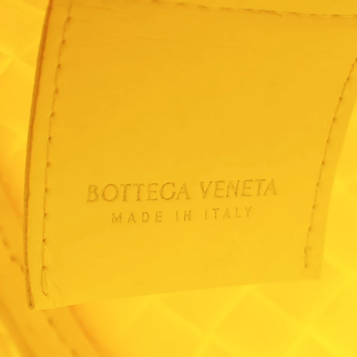 Bottega Veneta Bright Yellow Intrecciato Rubber Padded Jodie Bag