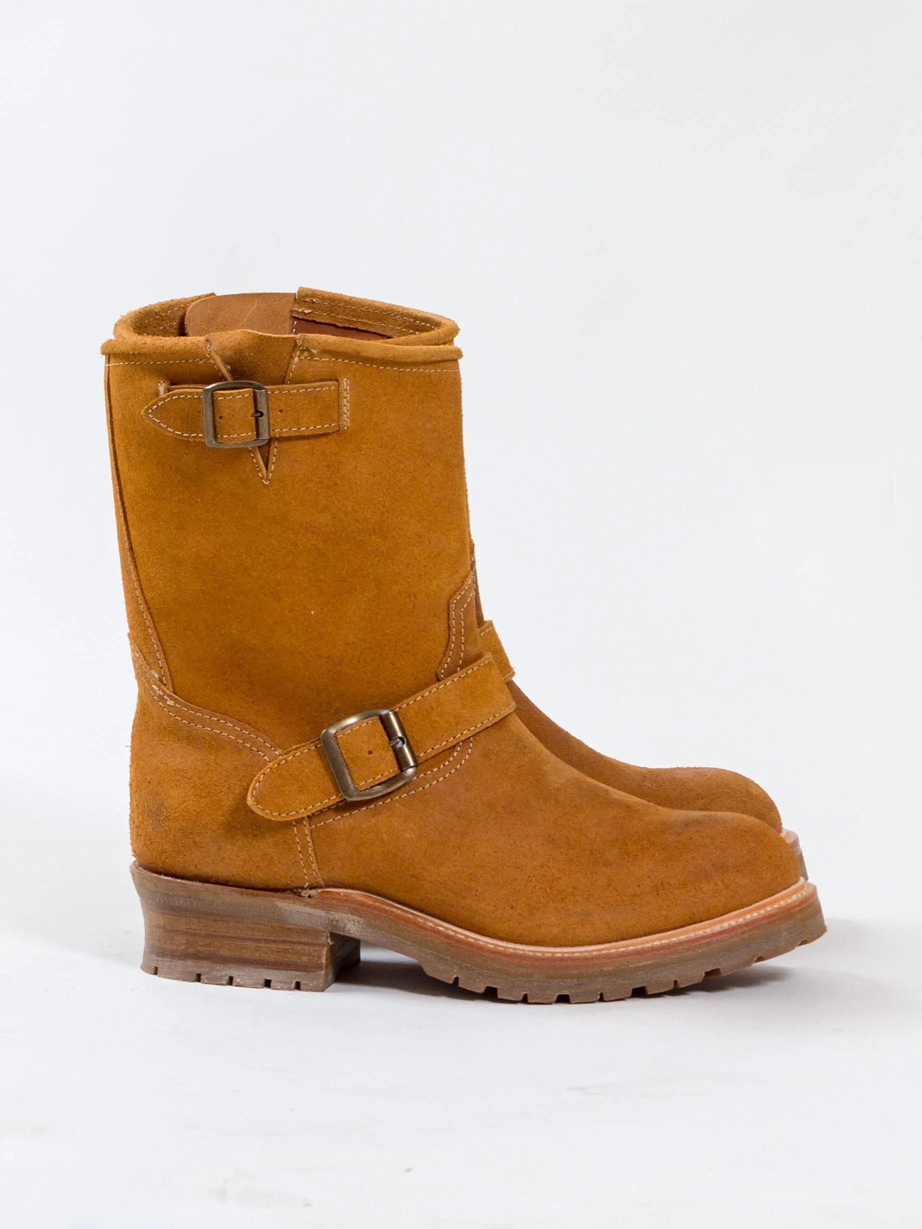 Bright Shoemakers, Engineer Boot Commander, Camel Rough-Out