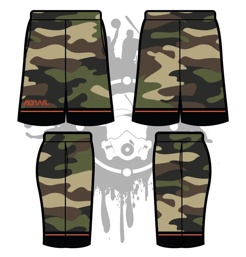 Camo Tron Men's Full Dye Shorts