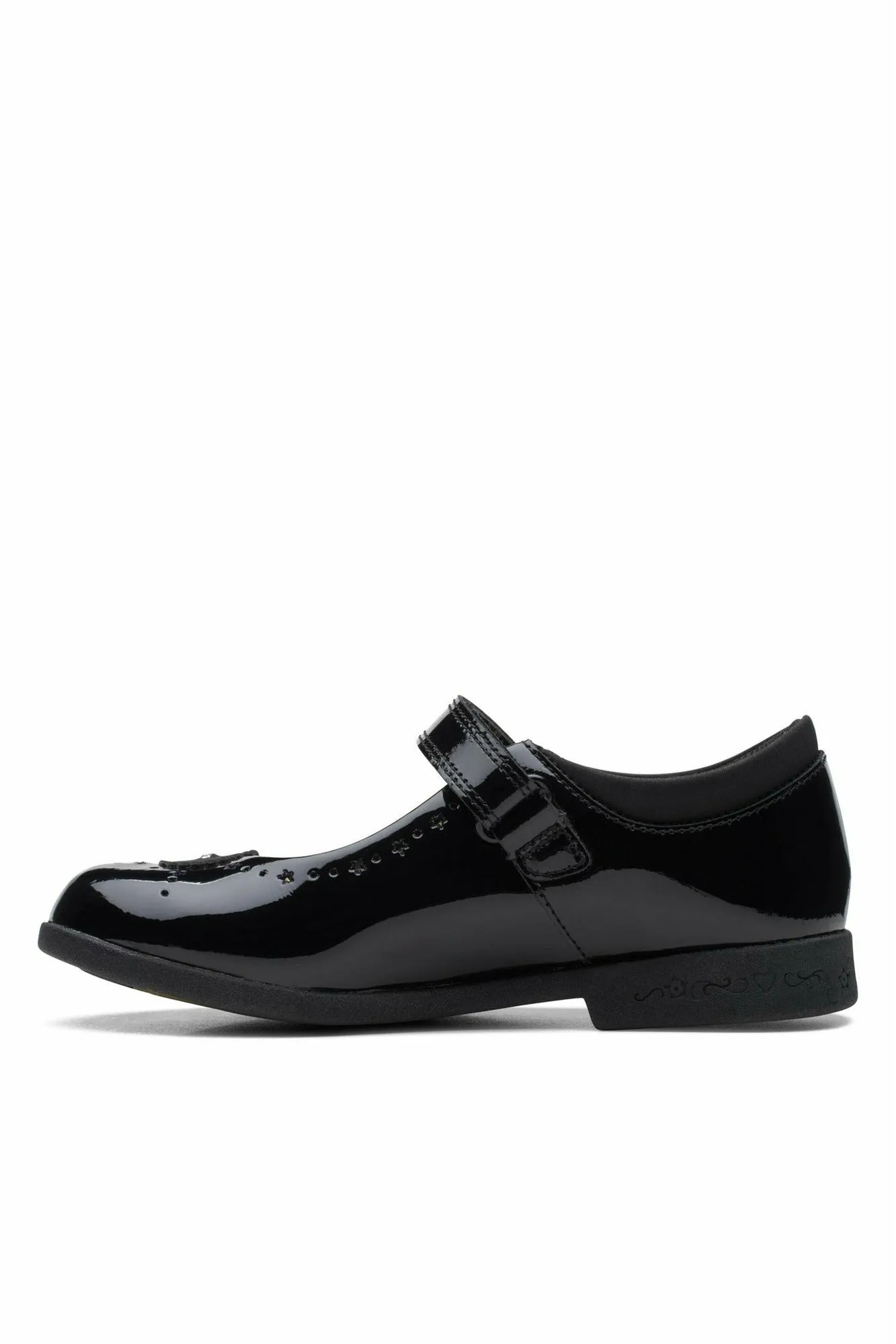 Clarks Magic Step Bar Kid black patent