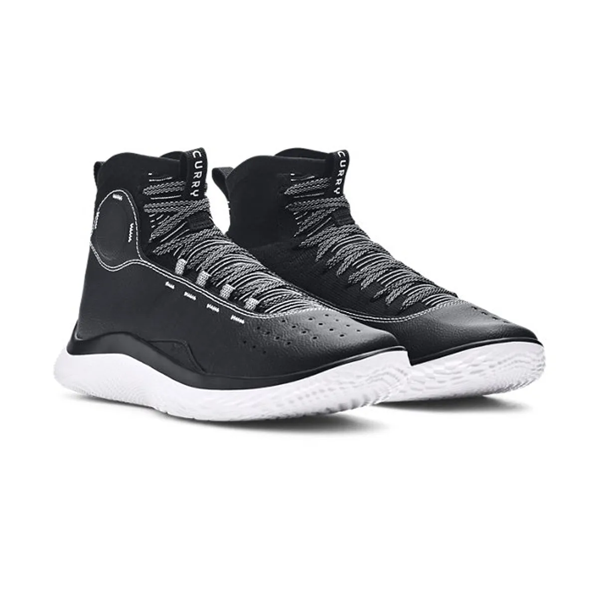 Curry 4 Flotro 'Black Halo Grey'