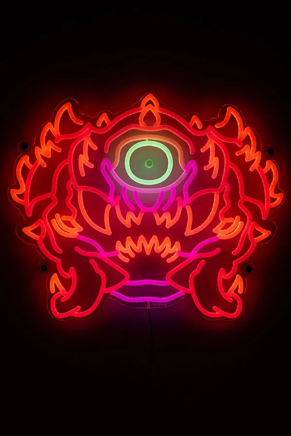 DOOM Eternal Cacodemon LED Wall Art