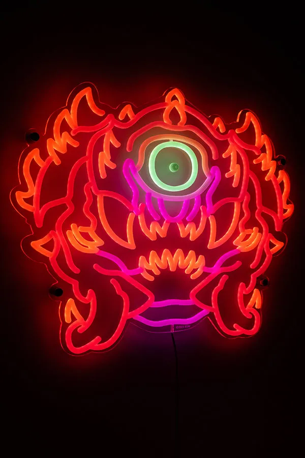 DOOM Eternal Cacodemon LED Wall Art