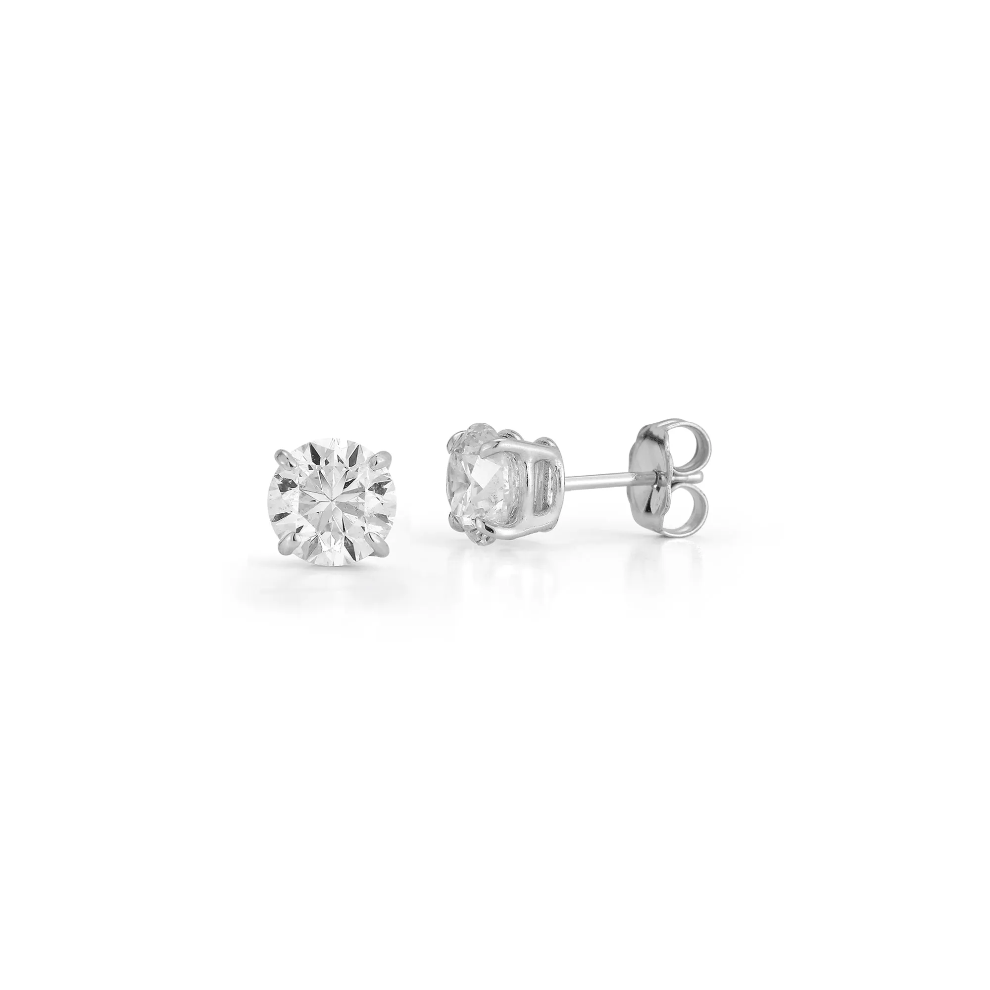 DRD Diamond Solitaire Studs 2.40 Ct. Total Weight