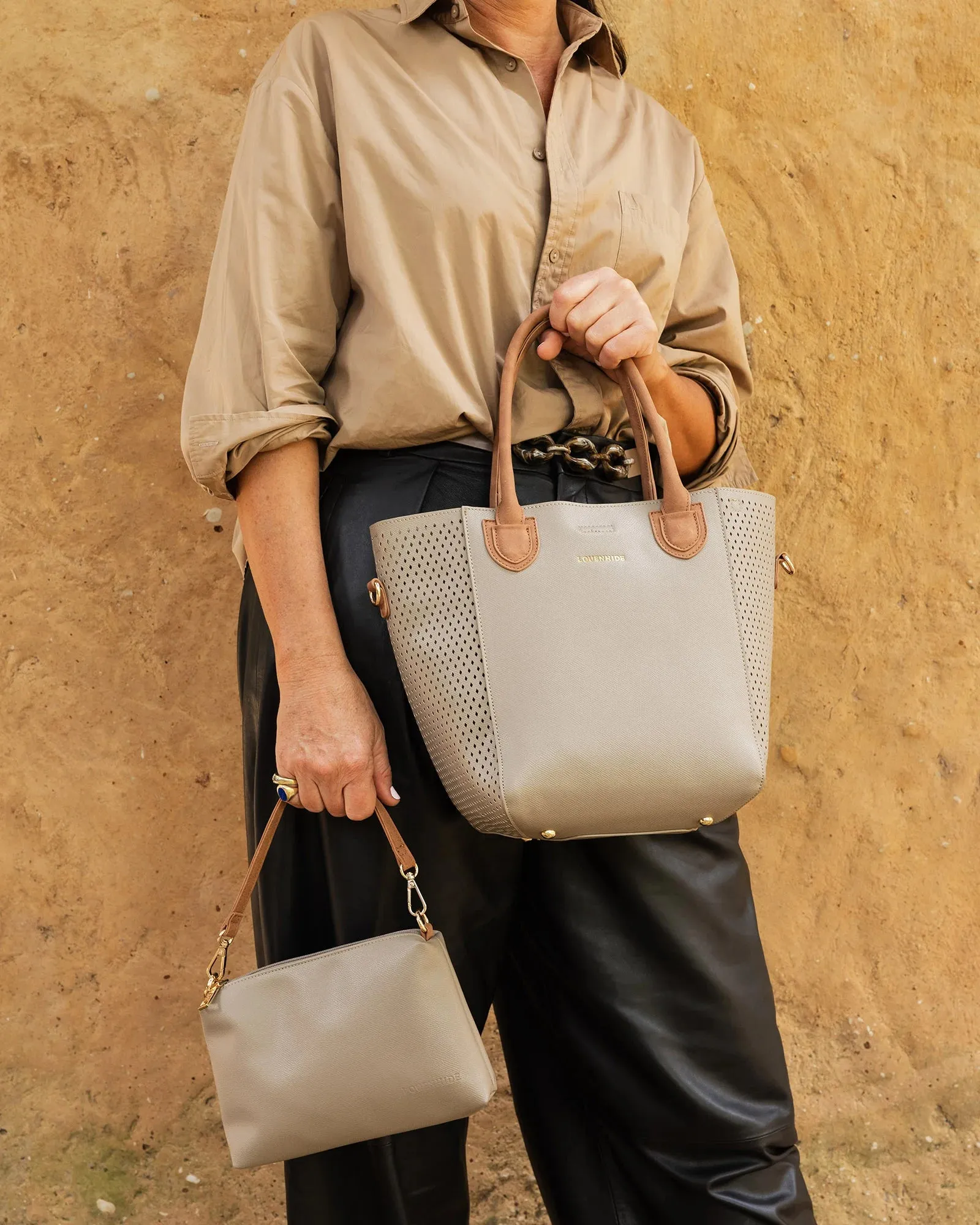 Dublin Tote Bag in Chai Tan