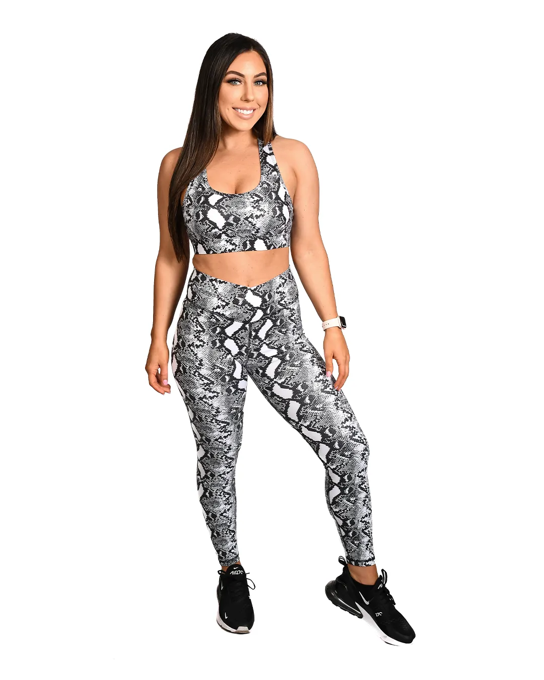 Effortless Vortex Classic Leggings - Monochrome Cobra