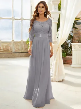 Elegant Lace Bridesmaid Party Dress