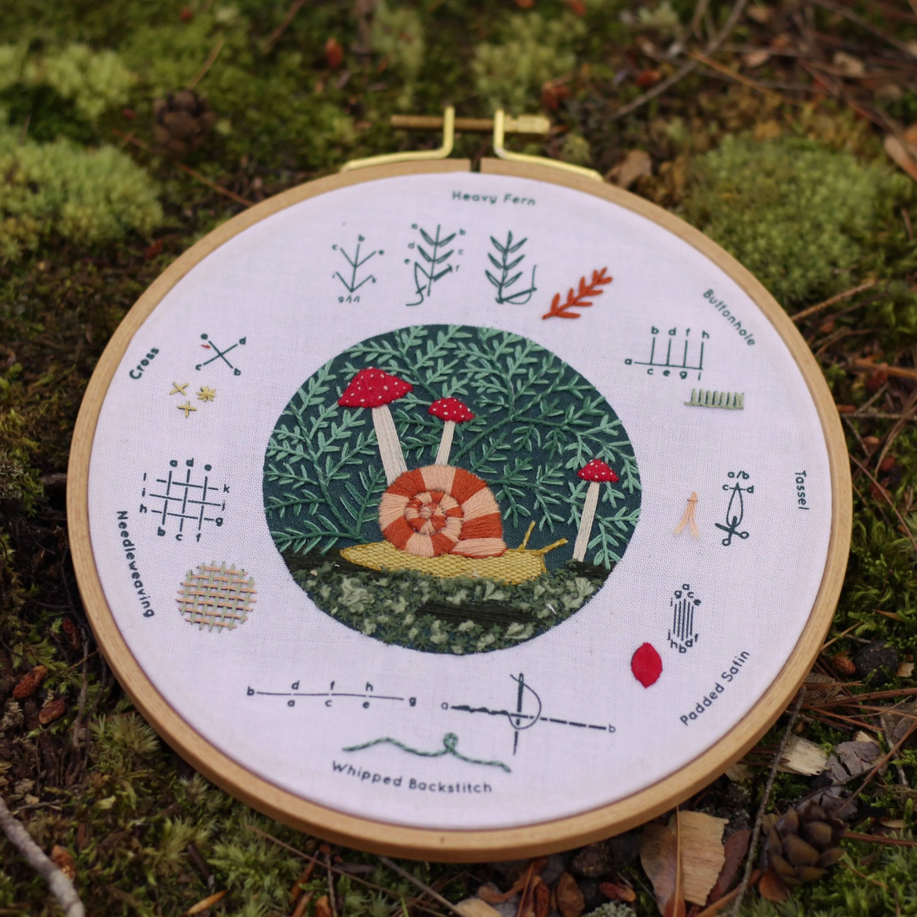 Embroidery Sampler Kit: Forest Floor | Beginner