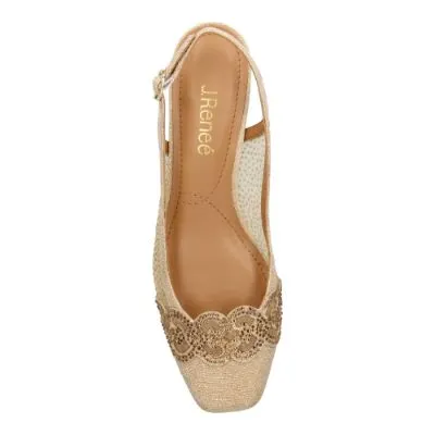 FALEECE-GOLD GLITTER/MESH | L'AMOUR DES PIEDS