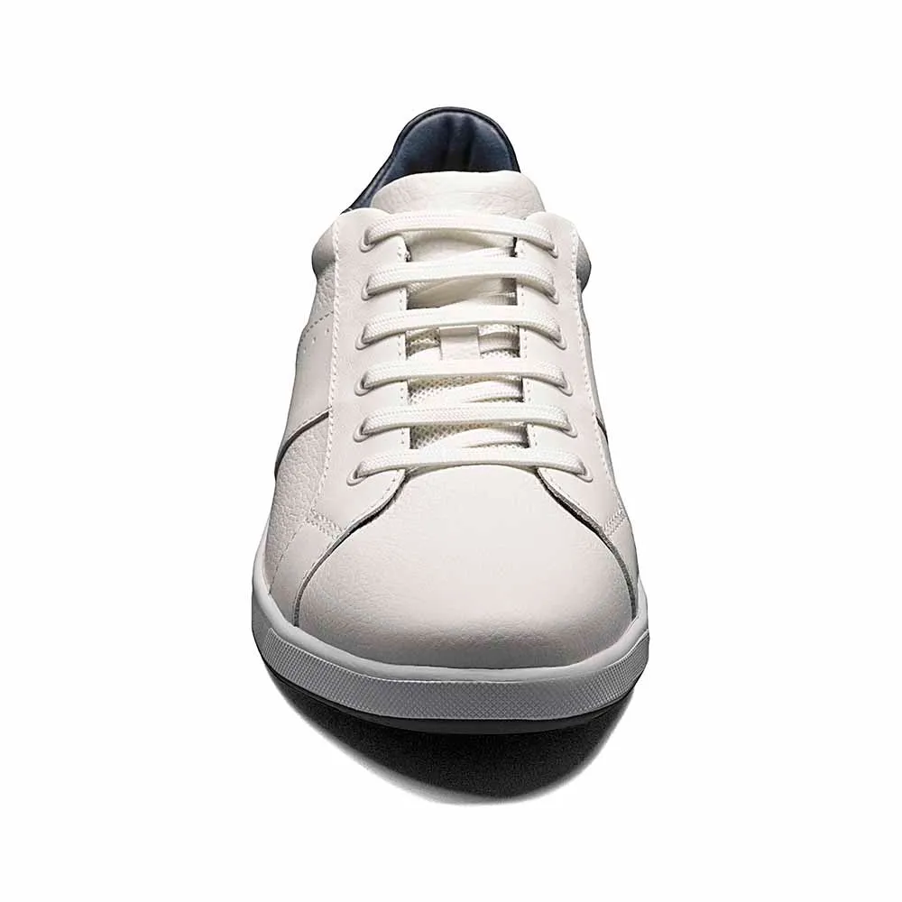 Florsheim Crossover White Leather Men’s Lace to Toe Sneaker