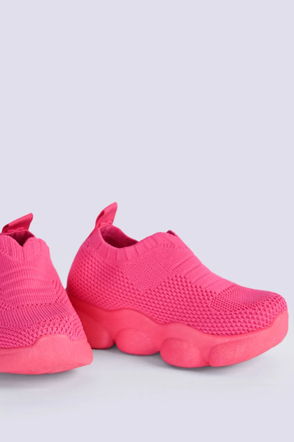 GIRLS KNIT SNEAKERS