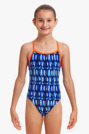 GIRL'S PERFECT TEETH SINGLE STRAP ONE PIECE