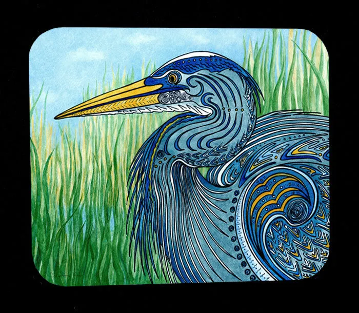 Great Blue Heron Mousepad