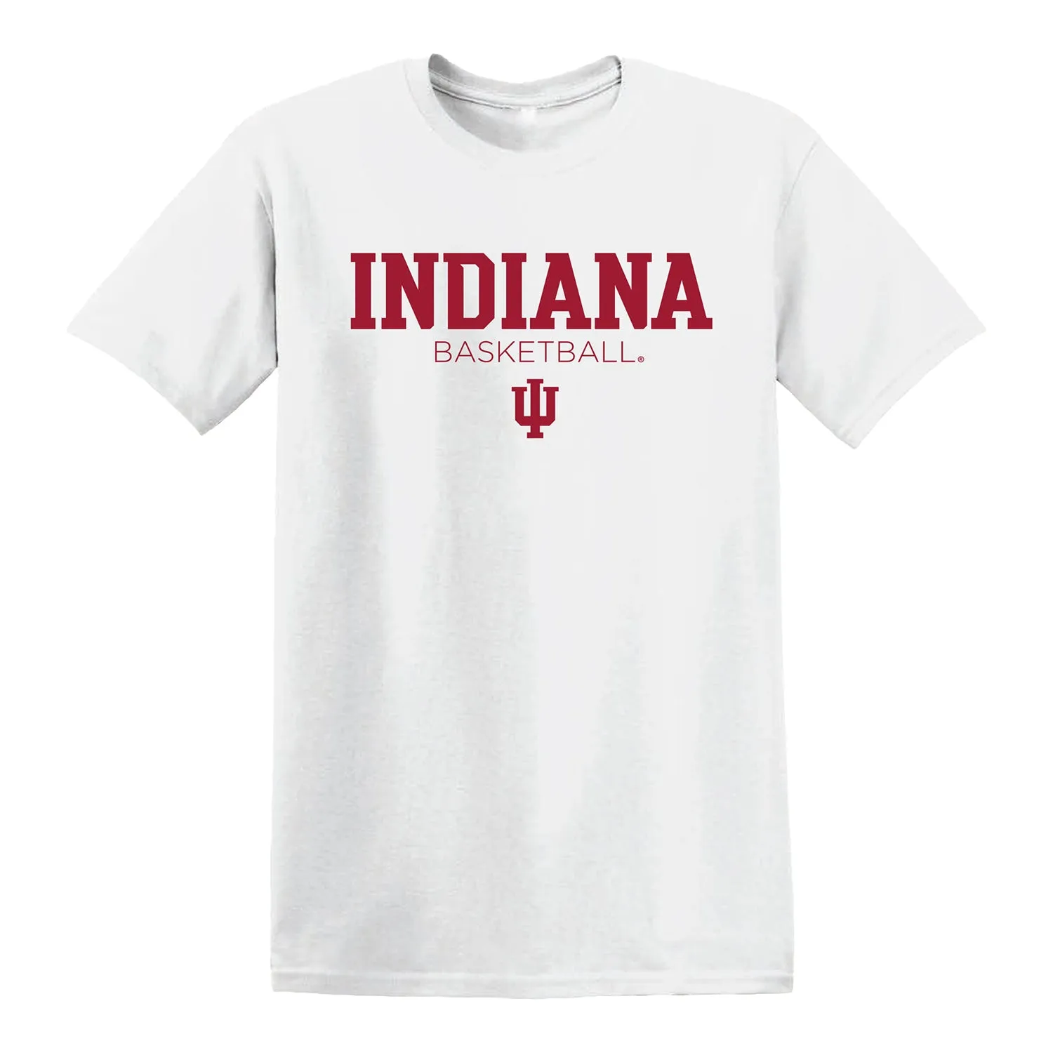 Indiana Hoosiers Basketball White T-Shirt