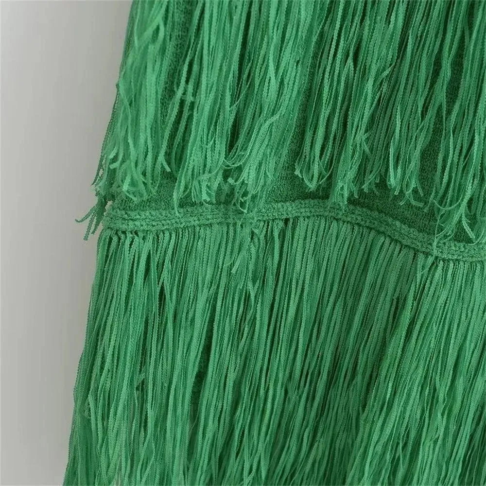 Kate Fringe Detail Knitted Dress