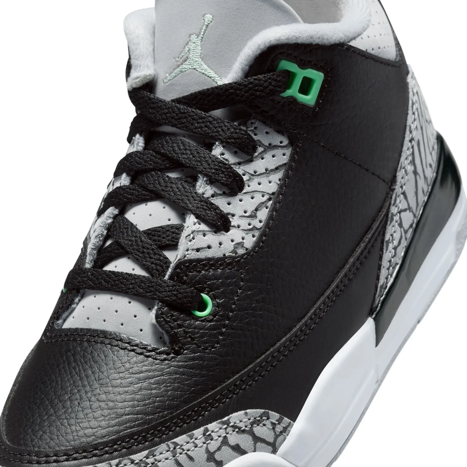 Kids Jordan 3 'Green Glow'