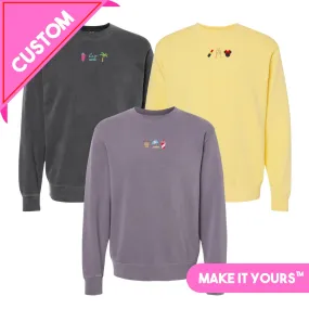 Make It Yours™ 'Favorite Things Icons' Embroidered Cozy Crew