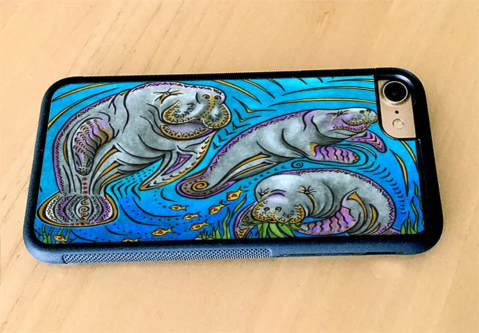 Manatees iPhone Case