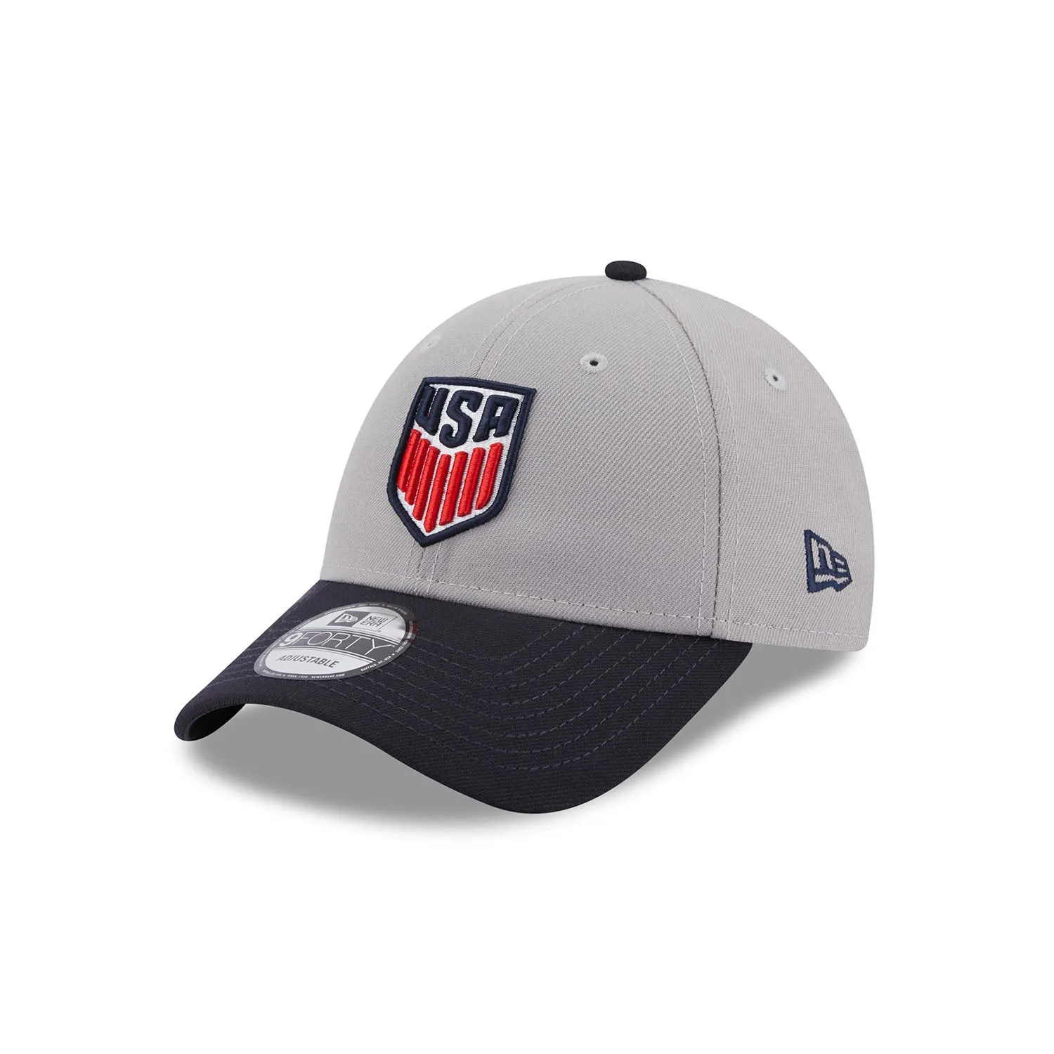 Men's New Era USMNT 9Forty League Grey/Navy Hat