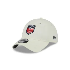 Men's New Era USMNT 9Twenty Classic Chalk White Hat