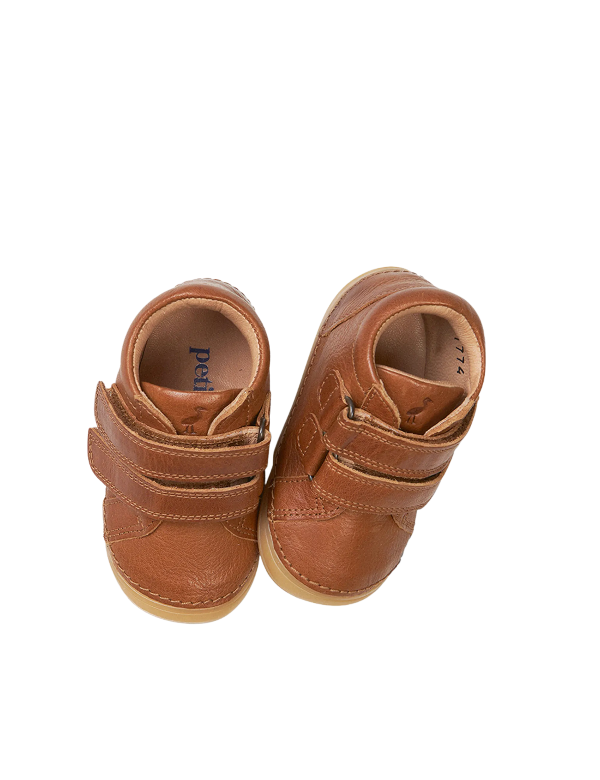 Mini Bootie Velcro - Cognac