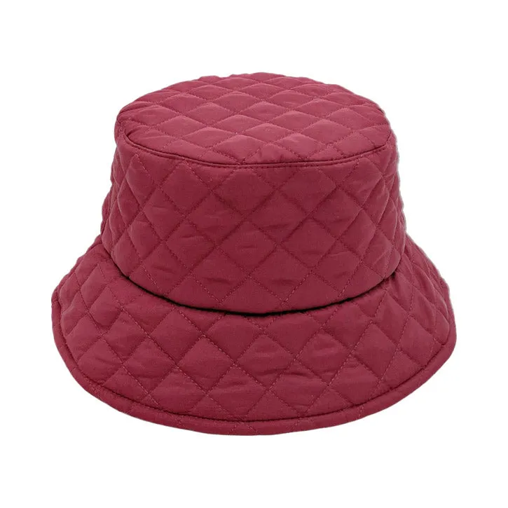 Quilted Padding Bucket Hat