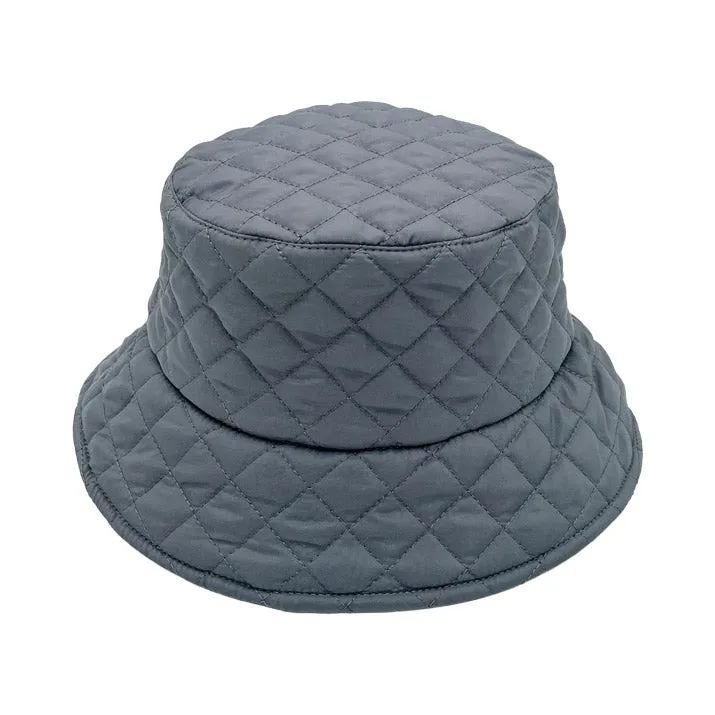 Quilted Padding Bucket Hat