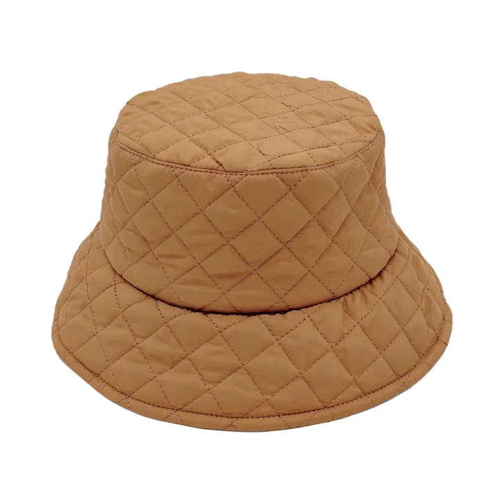 Quilted Padding Bucket Hat