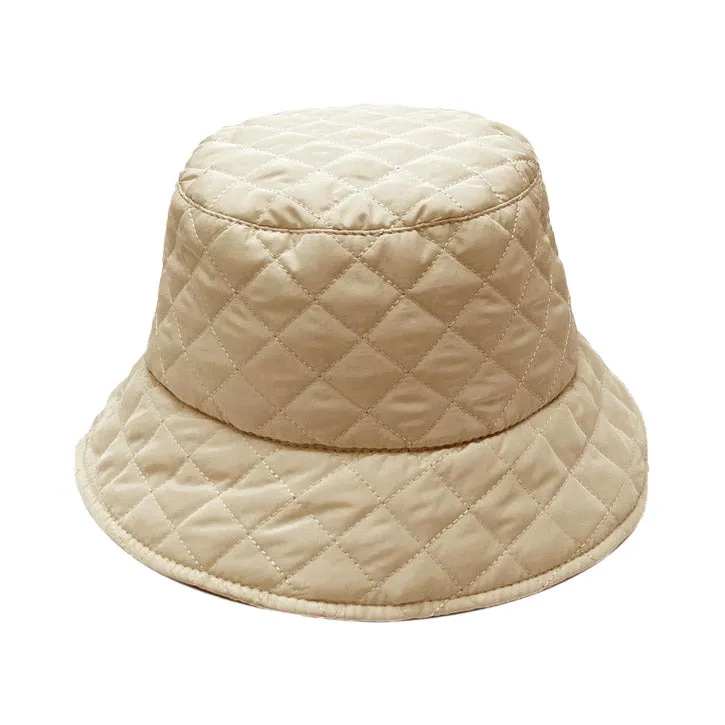 Quilted Padding Bucket Hat