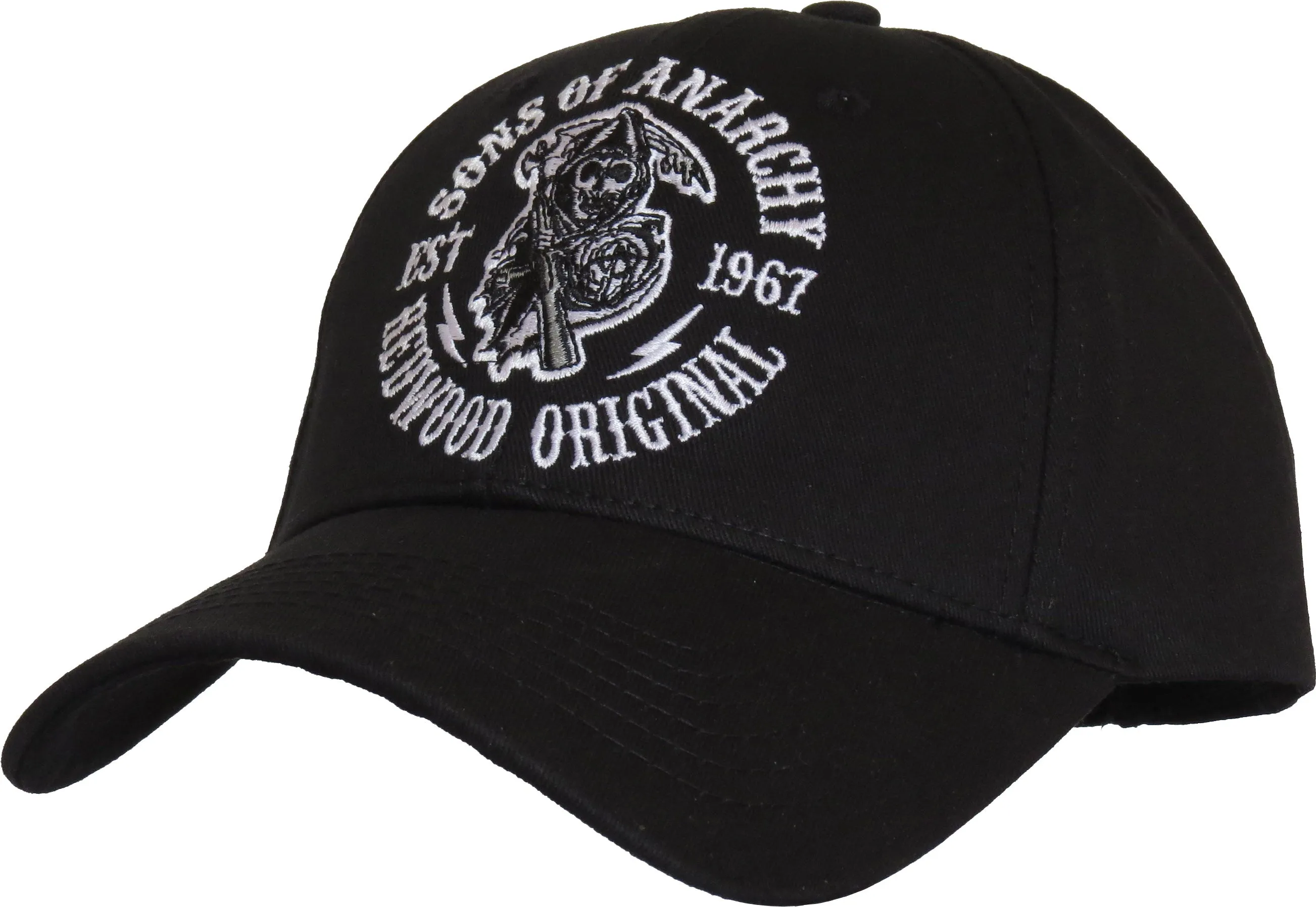 Sons Of Anarchy Redwood Black Baseball Cap