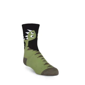 T-REX DINO CREW SOCKS-BOY'S