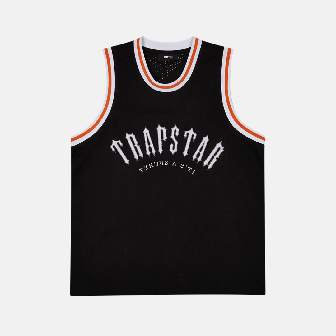 Trapstar Irongate Arch Basketball Set - Black/White/Orange