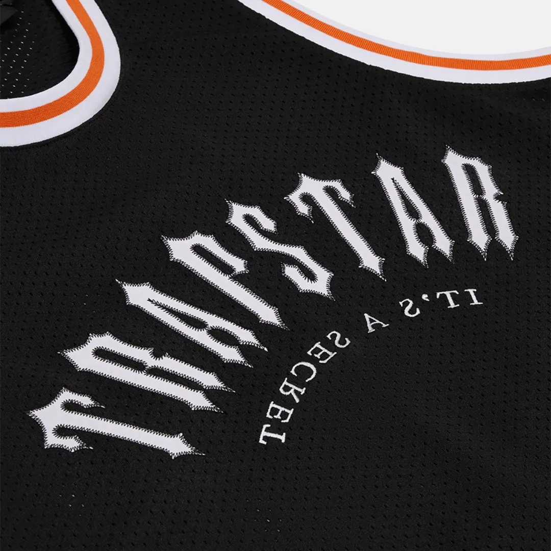 Trapstar Irongate Arch Basketball Set - Black/White/Orange