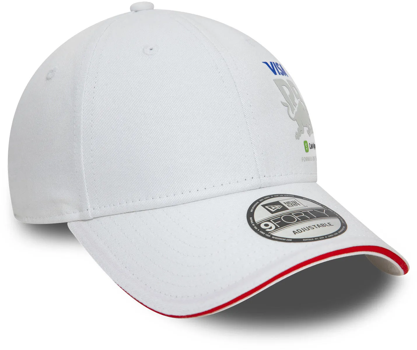 Visa Cash App RB F1 New Era 9Forty Flawless White Team Cap