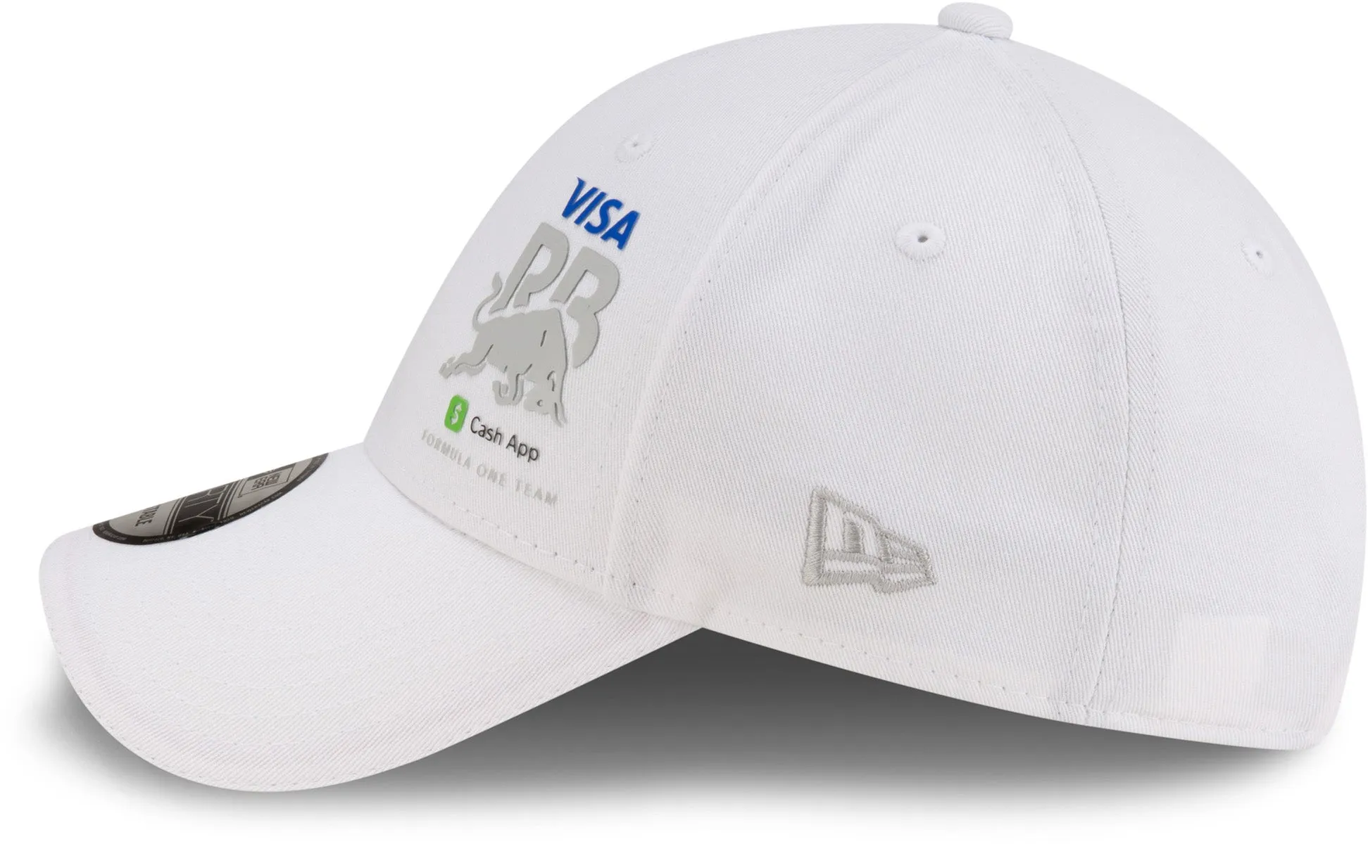 Visa Cash App RB F1 New Era 9Forty Flawless White Team Cap